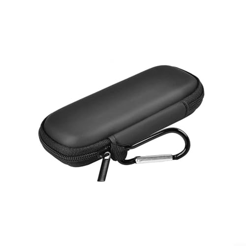 FACAIIO Boîte de rangement étanche ECG de voyage pour moniteur de fréquence cardiaque KARDIA mobile, étui de protection en EVA avec poche en maille et mousqueton, noir