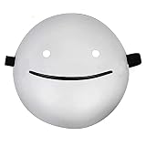 FANFX Halloween White Smile Dream cosplay Mask full face dream cosplay white smile mask halloween white mask cosplay for adult and kids