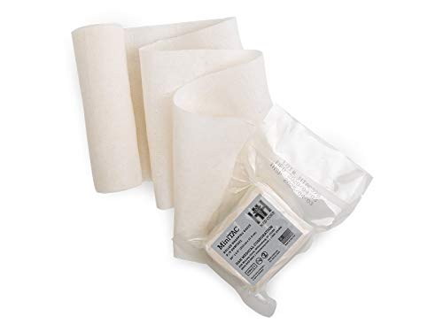 H&H Medical MiniTAC Vendaje Enrollado (84 x 4.5) Pulgadas - Venda de Algodón Verdadero Blanca miniatura 1