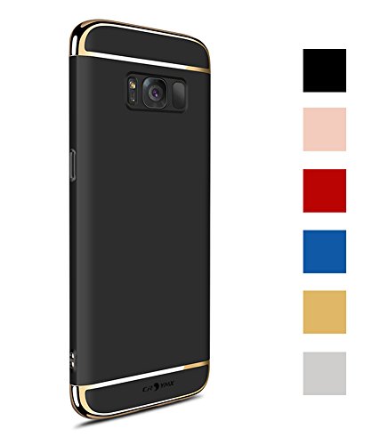 CROSYMX Galaxy S8 Case, 3 in 1 Hybrid Hard Plastic Case Ultra Thin