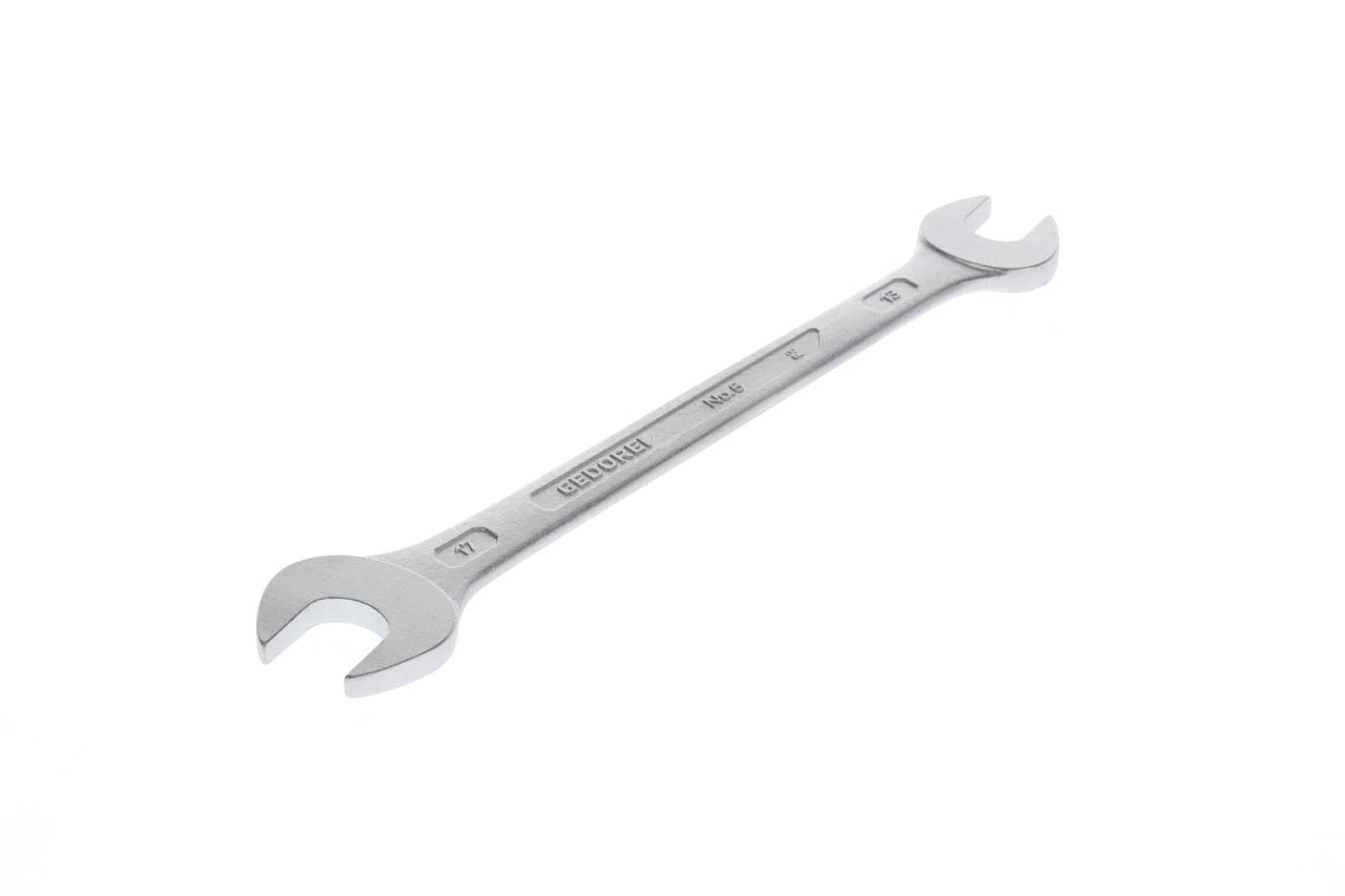 Gedore 6-13X17 13 x 17 mm D3110 Double Open Ended Spanner - Silver