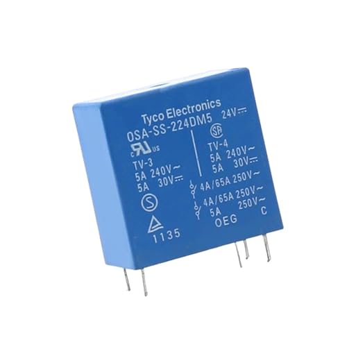 Relé OSA-SS-224DM5 24V de 6 pines para circuito impreso PCB 5A