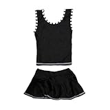 最安!L・F・F(エル・エフ・エフ) LFF スクール水着 女子 水着 ワンピース 水泳キャップ付き UVカット (skl1602) (skl1633:ホワイト, 130)