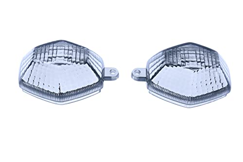 AVDB-moto Cabochons/Vitres/Caches Clignotants Avant compatible avec SUZUKI GSF 600 S BANDIT 2000-04, SV 650 N SV650 SVN 2003-12, GSF 1200 S BANDIT 2001-05, SV...