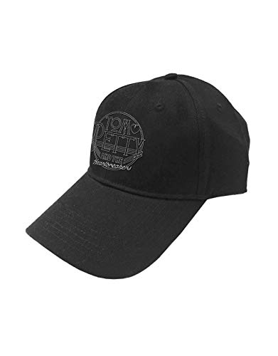 Tom Petty & The Heartbreakers Baseball Cap Circle Logo Official Black Strapback