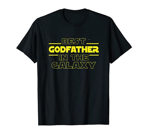Mens Godfather Gifts Best Godfather In The Galaxy Godfather Ever T-Shirt