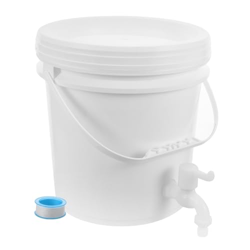 Mipcase Contenedor de Agua para Camping Grifo Cubo de Almacenamiento Resistente y Hermético para al Aire