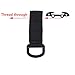 Generic Tactical Gear Molle Clip D Ring Hook T-Mount Bar Hanging Plastic Carabiner Glove Clip Key Holder Battle Belt Accessories (Black D-Ring Hook(1PACK))