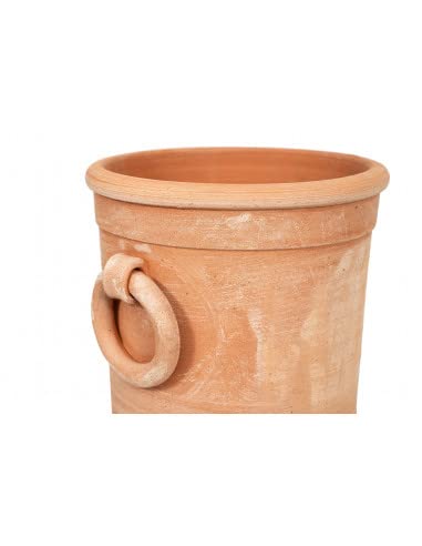 Biscottini Porta ombrelli per esterno e interno 45x35x35 cm | Vasi terracotta portaombrello Made in Italy | portaombrelli in terracotta lavorati a mano