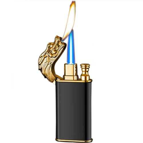 Encendedor Dragon Lighter con llama ajustable y recargable miniatura 1