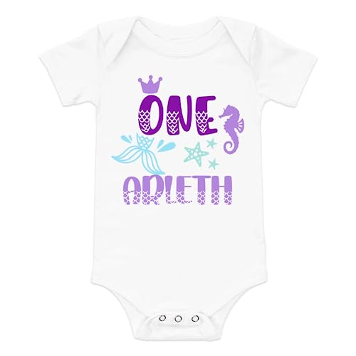 Mermaid Birthday Outfit Mermaid Baby Girl First Birthday Outfit Girl 3Pcs Tutu Ruffle Skirt Custom Under The Sea Girl Birthday Outfit #TOP6