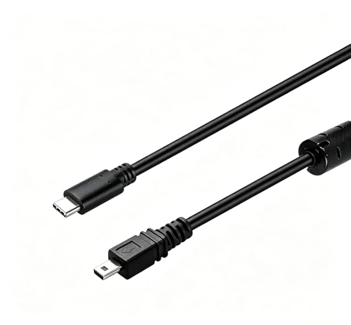 AlyKets Replacement UC-E6 E16 E17 Camera Cable with USB-C, USB Camera Data Transfer Charger Cord for Nikon Coolpix S6500 / DSLR D3300 Cameras for PC, iPhone 15, Smartphone, MacBook