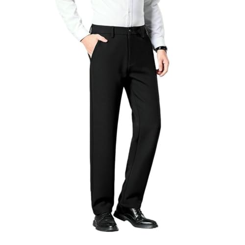 Pantalon habillé décontracté homme automne hiver chino droit chaud chic