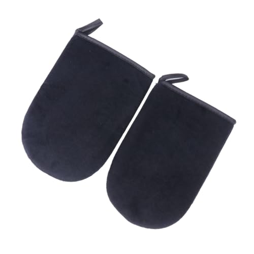ARTSEWPLY Guantes Aplicadores Autobronceador 2 Piezas Tamaño Estándar Negros Para Uso Corporal y Facial