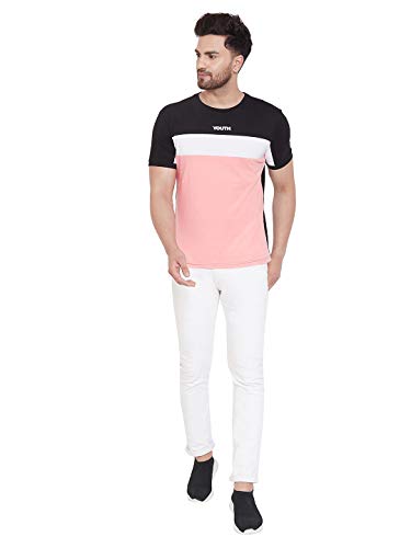 Image of GRITSTONES Printed Half Sleeve Round Neck T-Shirt for Men - GSHSPNT2512 P