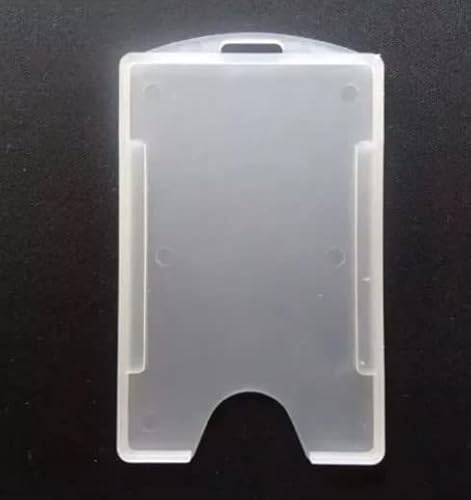 Protetor Rígido para Crachá - Porta Crachá Transparente - Pacote com 10 unidades