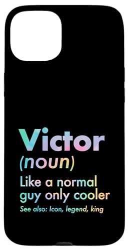 Victor Like A Normal Guy Only Cooler Legend King �t�@�[�X�g�l�[�� �X�}�z�P�[�X iPhone 15 Plus �p