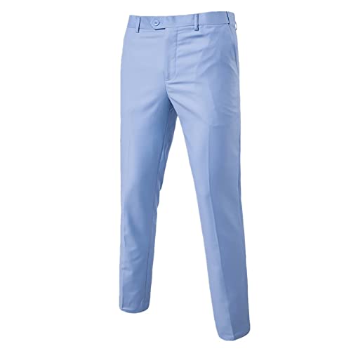 Fairnull Masculino Terno de Negócios 2 peças Slim fit cor Sólida Lazer Jaqueta smoking Ternos Elegan