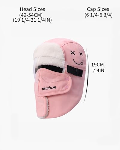 Winter Children's Trapper Hat, Winter Hat, Outdoor Windproof and Warm, Suitable for Boys and Girls Balaclava3