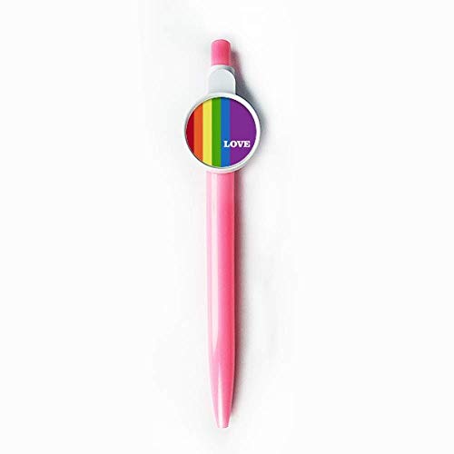 Stylo LGBT Rainbow Homo encre bleue écriture fluide fournitures bureau