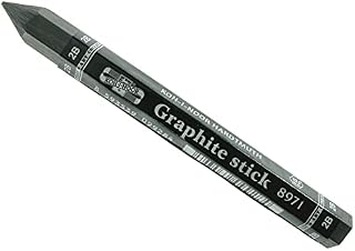 Koh-I-Noor Progresso Jumbo Woodless Graphite Pencil 2B, 1 Count (Pack of 1), Grey