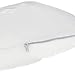 Acorn Baby Full Body Pillow - Light Gray 55 x 31in Firm Curved Body Pillow with Jersey Cover for Belly and Back Support