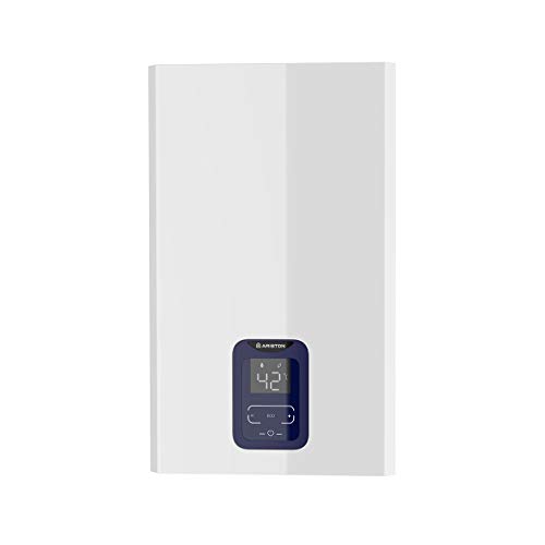 Ariston Next Evo X - Calentador de Agua Butano 11L/min Bajo Consumo, Calentador Gas Butano Propano Estanco Termostático y Low Nox 18.7x34.5x57 cm Fabricado para Instalación España