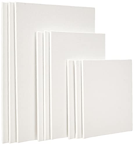 Solimo Cotton Canvas Boards Combo Pack of 9