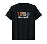 1986 Édition Limitée 40 Ans Anniversaire T Shirt