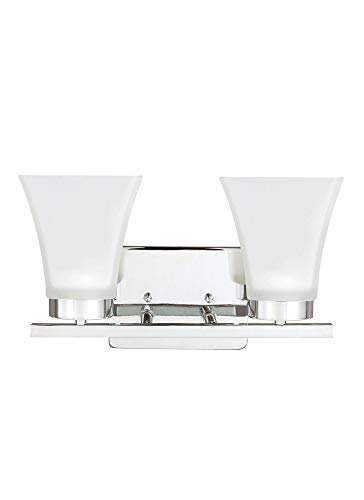 Image of Generation Lighting Contemporary Two Light Wall /Bath Vanity Style Fixture