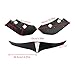 NINTE Front Lip Winglet Splitters for 2015-2021 Ford Mustang S550 ABS GT500 Style Matte Black Front Bumper Corner Spoiler