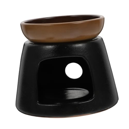FUNOMOCYA Tea Pot Warmer Base Tea Stove Holder Candleholder for Teapot Ceramic Tea Warmer Multi-Function Warmer