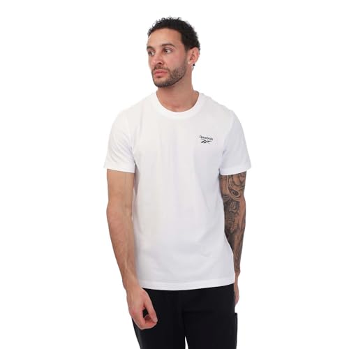 Reebok Men's Identity Classics T-Shirt, White, S