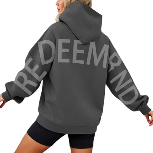Sweat à capuche femme oversize en coton molleton ample avec poche kangourou