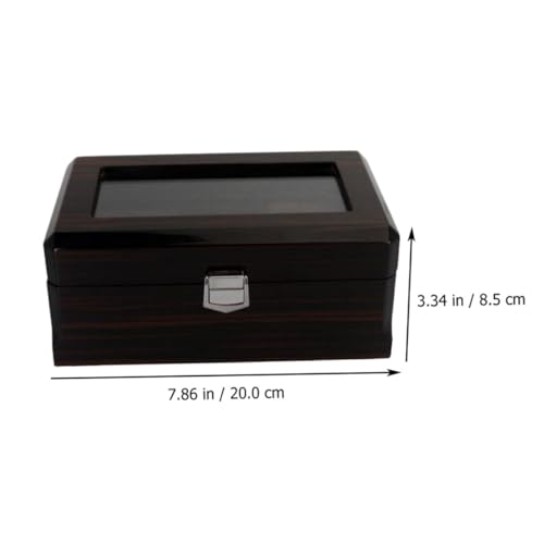 Boîte à montre en bois protège rayures dommages Healeved - 2