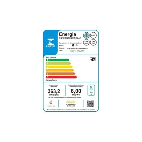 Ar Condicionado Inverter LG Dual Voice +IA 9000 Btus Frio 220v R-32