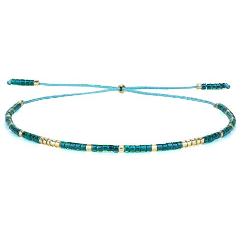 Image of C.QUAN CHI Colorful Miyuki Beads Bracelets Handmade Friendship Beaded Bracelet Stack Adjustable Bracelet Jewelry For Women