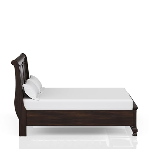 Bernards-Prescott-Queen-Storage-Sleigh-Bed-Cherry Bernards Prescott Queen Storage Sleigh Bed Cherry