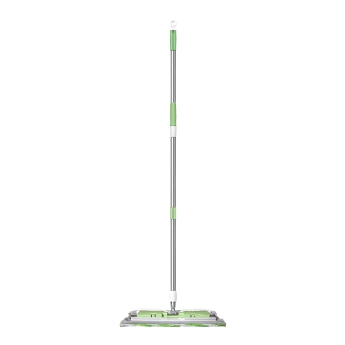 Wischmop Flachmopp Aus Edelstahl Mit Abnehmbarem Und Waschbarem, Austauschbarem Mopp-Artefakt „Lazy Mop“ Wischer Boden