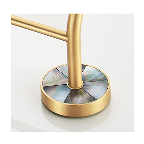 Toallero de cobre doble de 50cm para un baño elegante de diseño premium 7