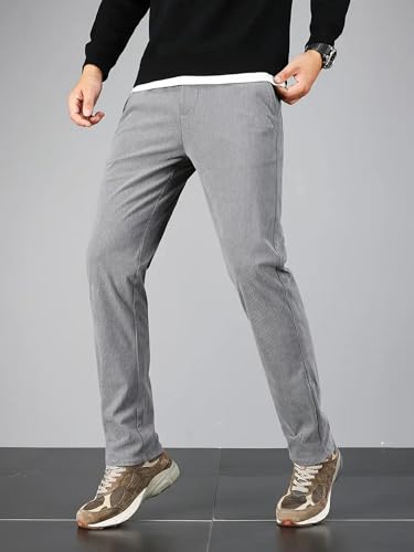 Image of Lymio Trouser for Men || Rib Pattan Style Trouser || Solid Style Pant || Casual Pant for Men (TR-27-30)