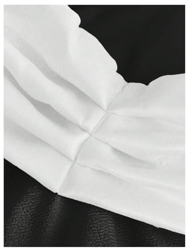 Floerns Girl's Off The Shoulder Bow Dress Ruched Ruffle Hem Mini Birthday Dresses4