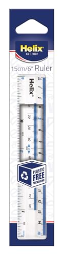 Helix 15cm / 6 Ruler - Clear