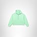 Lacoste Women's Oversized Logo Hoodie, Green, 4