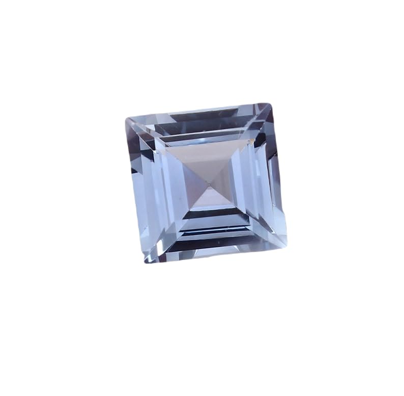 Aigue-marine brésilienne 11mm, gemme facettée de qualité supérieure