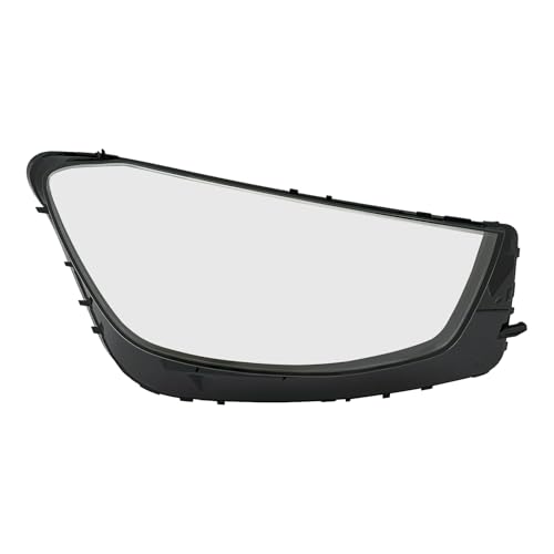 Headlight Lens Cover for 2020-2023Benz GLC Class Headlight Models Only, Right Side Headlight Lens Cover, Durable PP Material, Direct Replacement, Clear and Black (Right Side)
