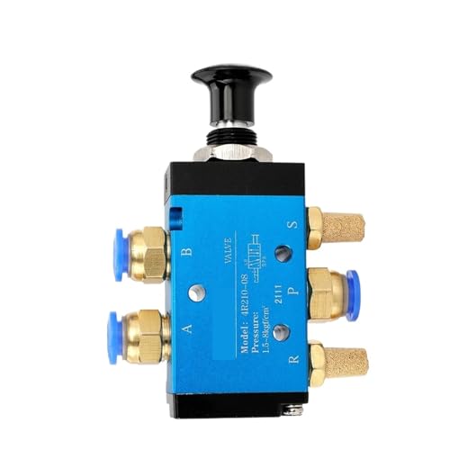 Vanne de commande manuelle 4R210-08 push-pull à 5 ports pour inversion de vérin
