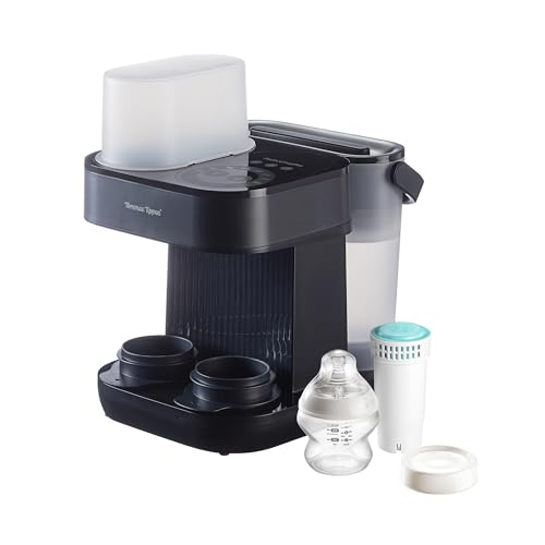 Tommee Tippee Calientabiberones Perfect Prep Pro con dispensador de leche en polvo, filtro de agua antibacteriano y asistencia personalizada en la app​