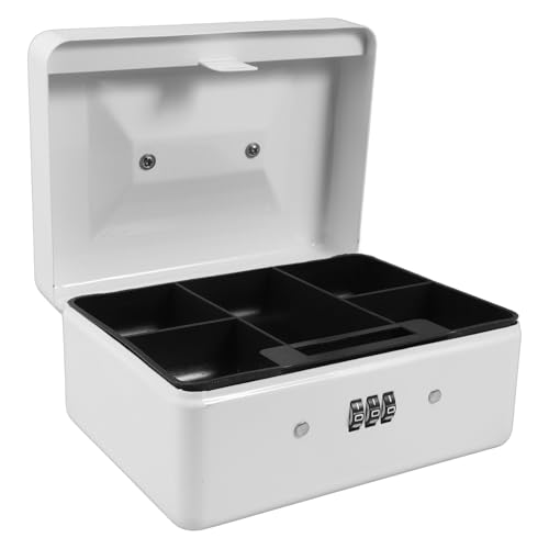 Coffre-fort de bureau blanc Cabilock pour rangement de documents