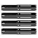 GLARETEX Universal Adjustable Porcelain Steel Heat Plate Shield, Flame Tamer for Gas Grill, Gas Grill Replacement Parts, Extends from 11.75" up to 21" L, 4 Pack